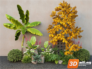 Mini Garden Skp Files 